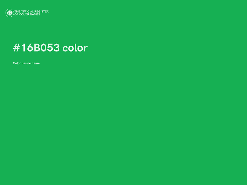 #16B053 color image