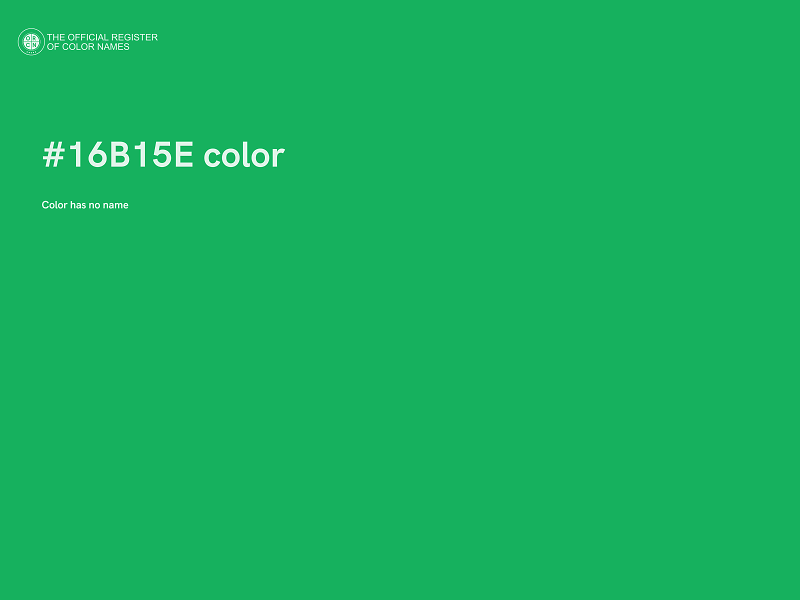 #16B15E color image