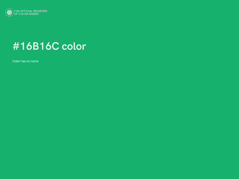 #16B16C color image