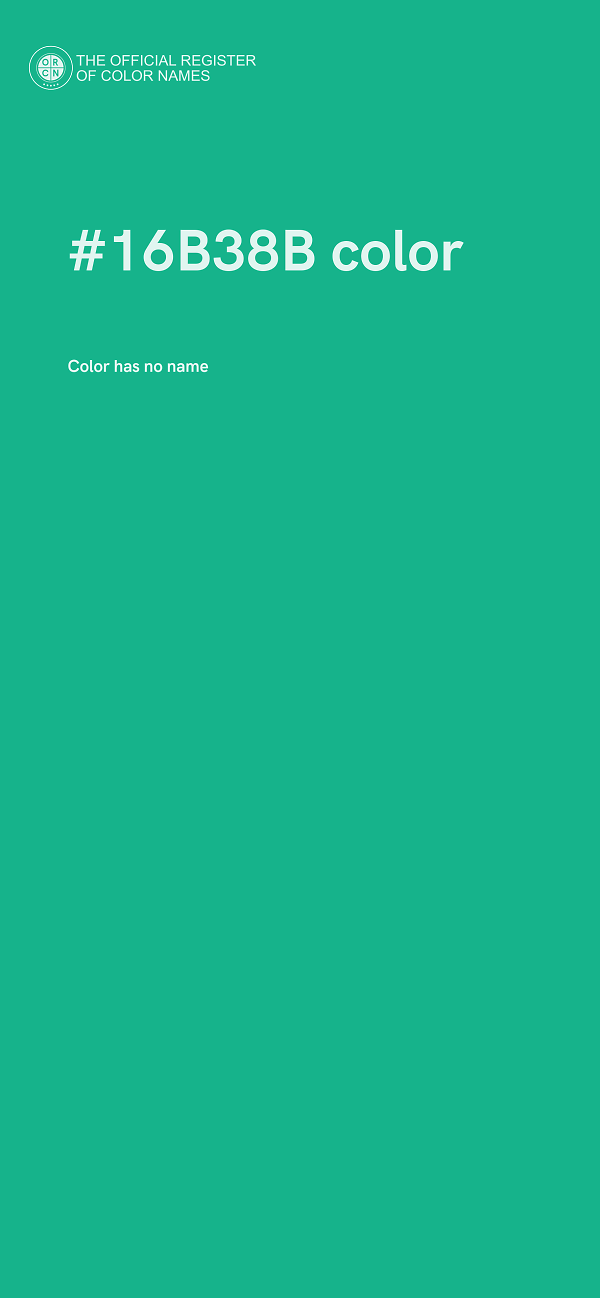 #16B38B color image