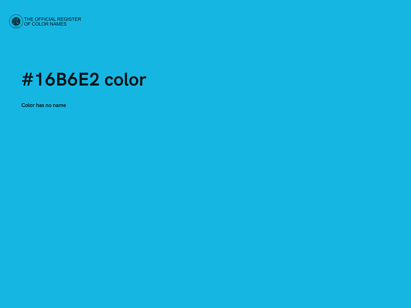 #16B6E2 color image