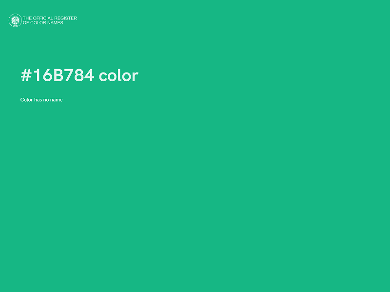 #16B784 color image