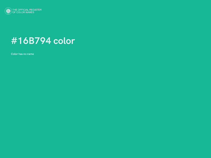 #16B794 color image