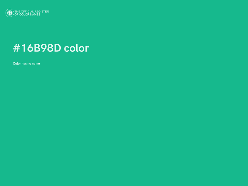 #16B98D color image