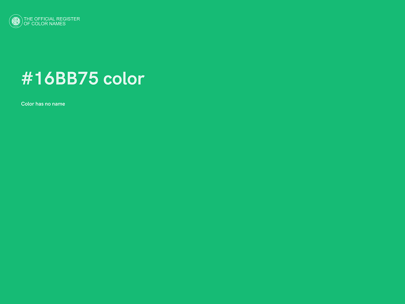 #16BB75 color image