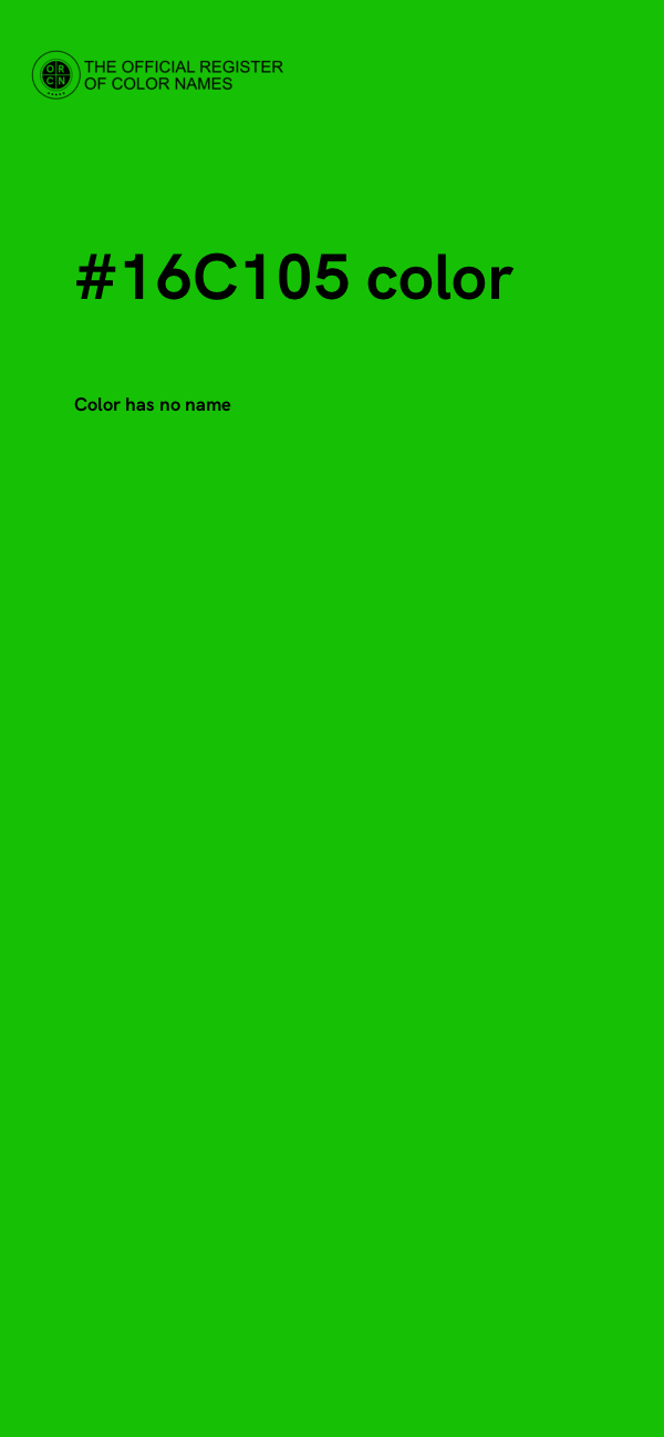 #16C105 color image