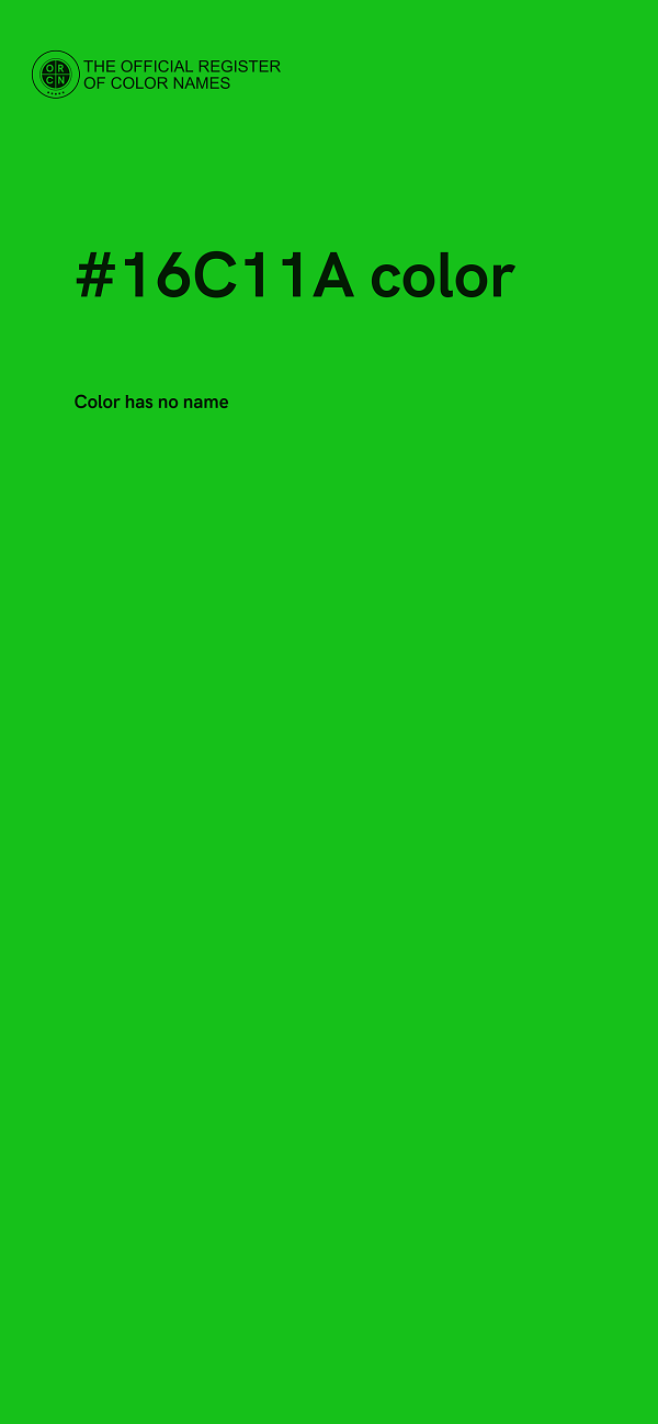 #16C11A color image