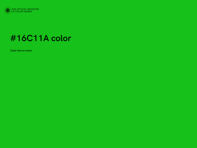 #16C11A color image