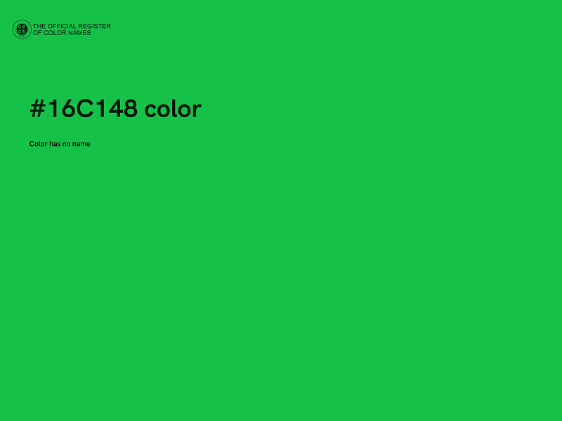 #16C148 color image