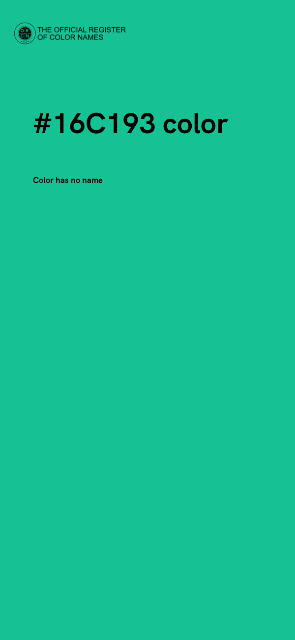 #16C193 color image