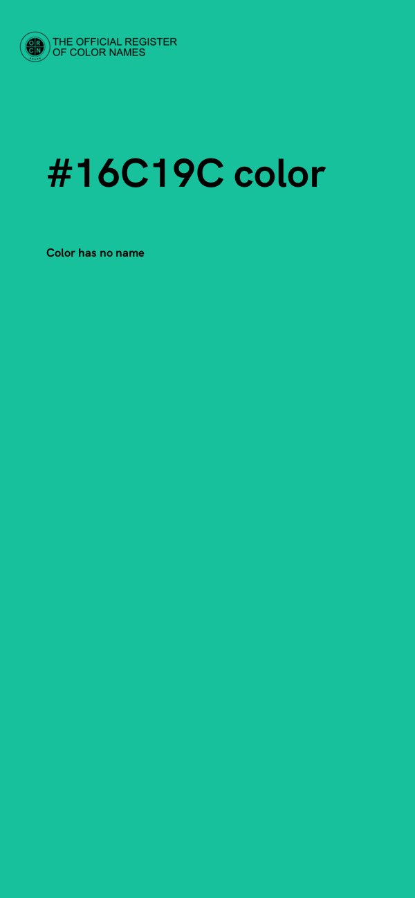 #16C19C color image