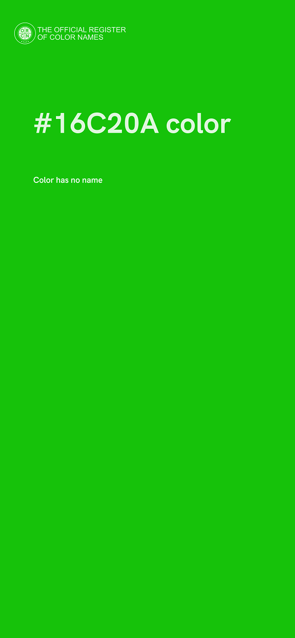 #16C20A color image