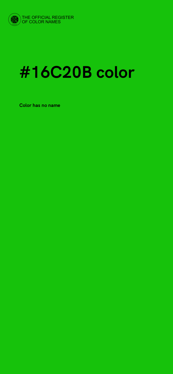 #16C20B color image
