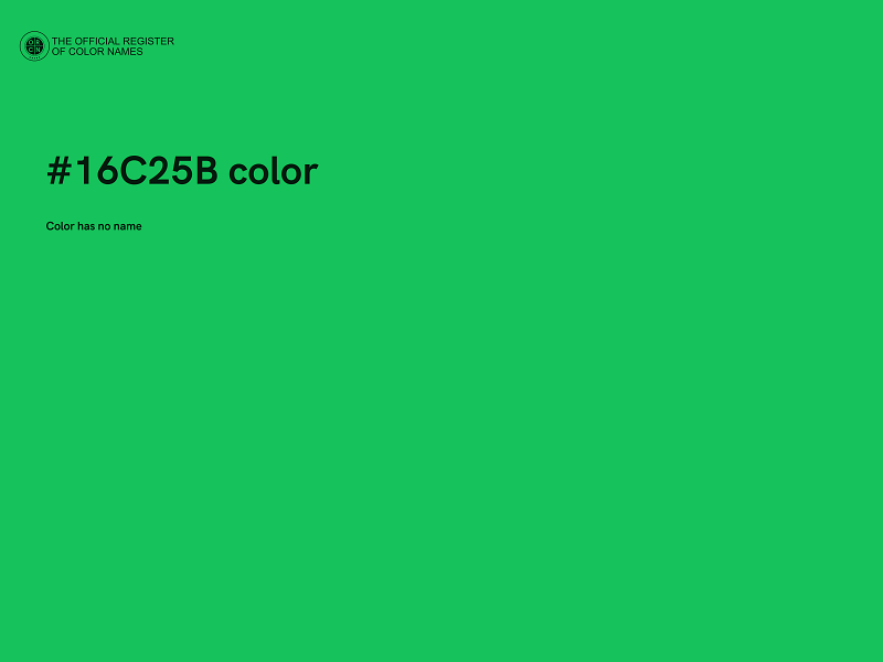 #16C25B color image