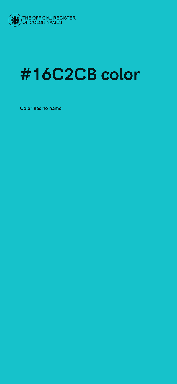 #16C2CB color image