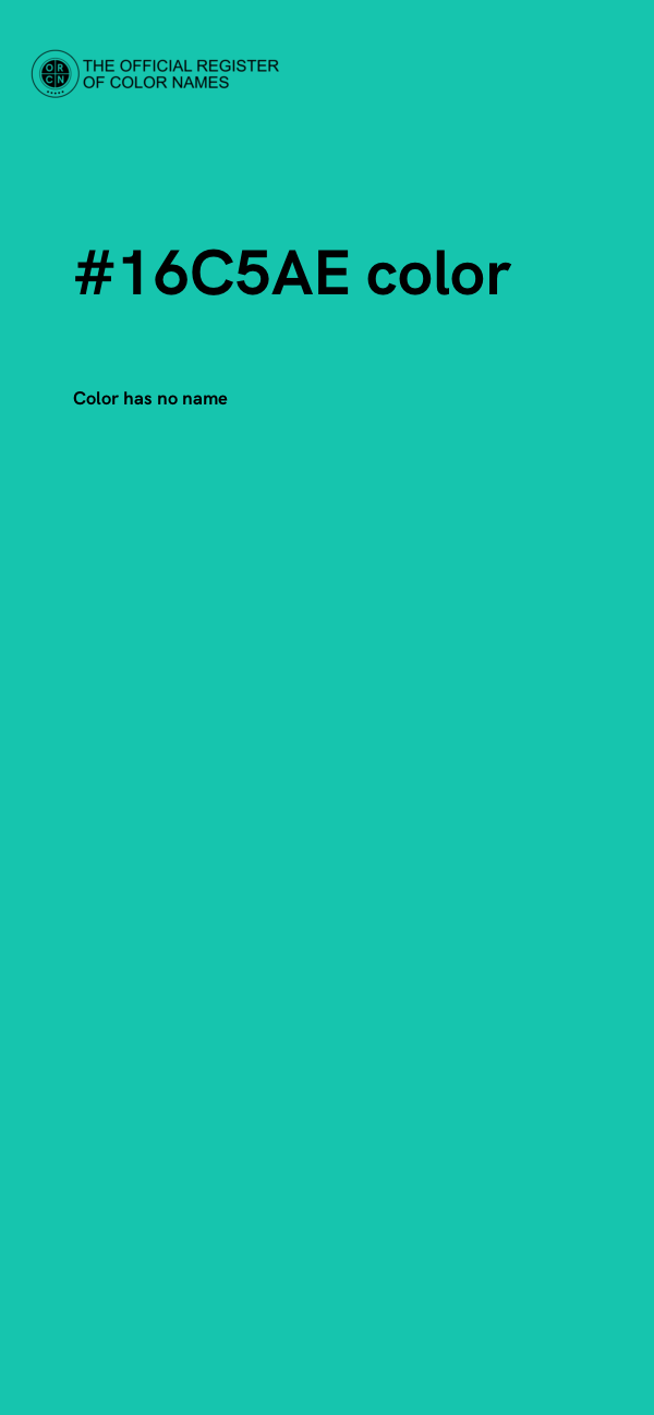 #16C5AE color image