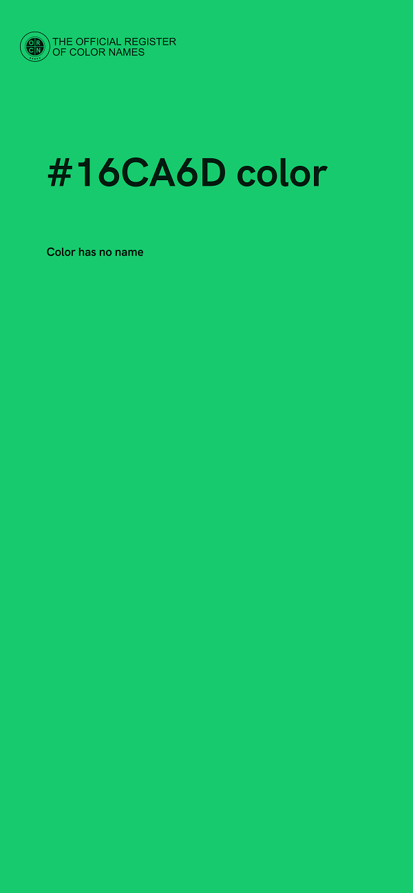 #16CA6D color image