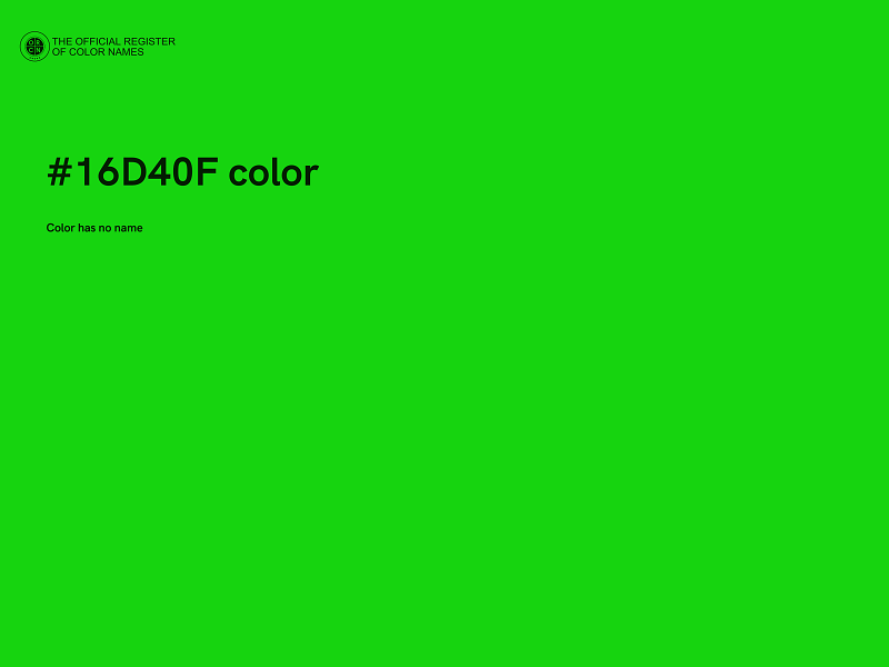 #16D40F color image