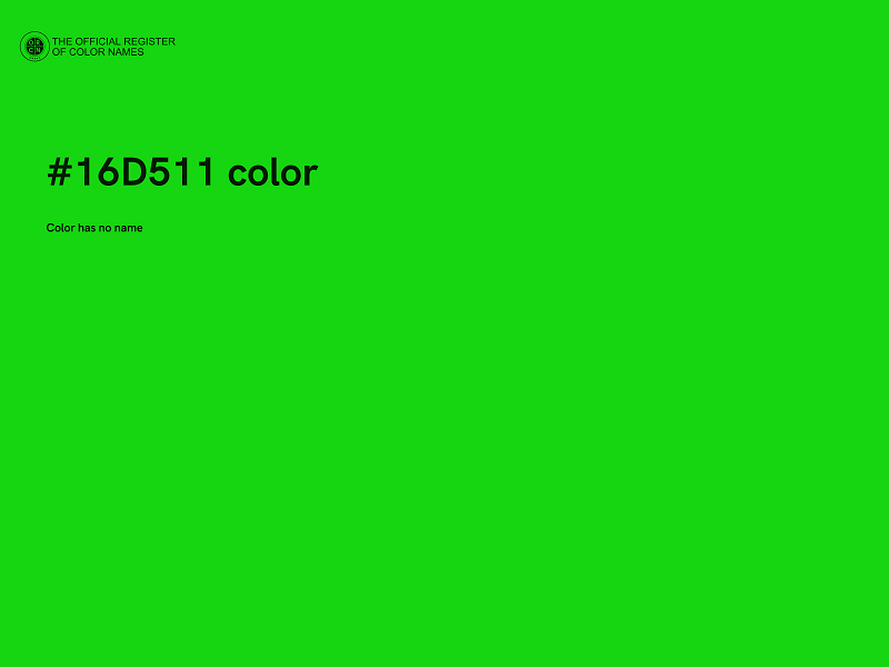 #16D511 color image