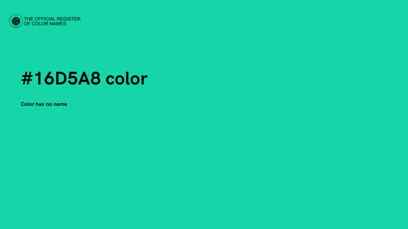#16D5A8 color image