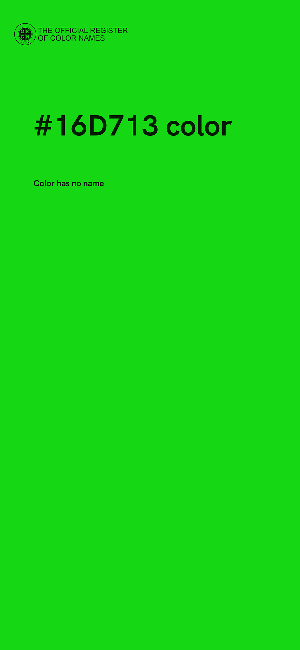 #16D713 color image