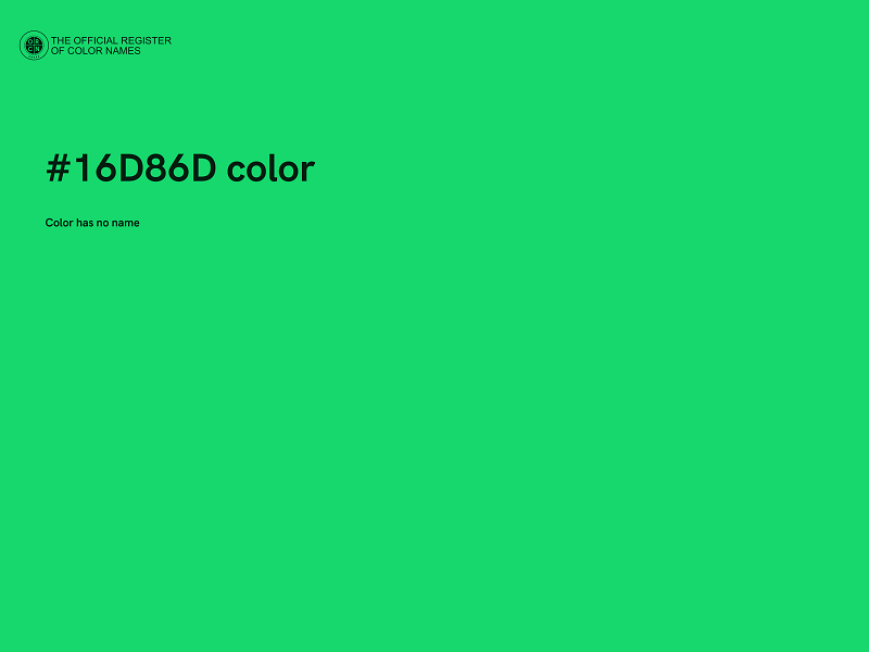 #16D86D color image