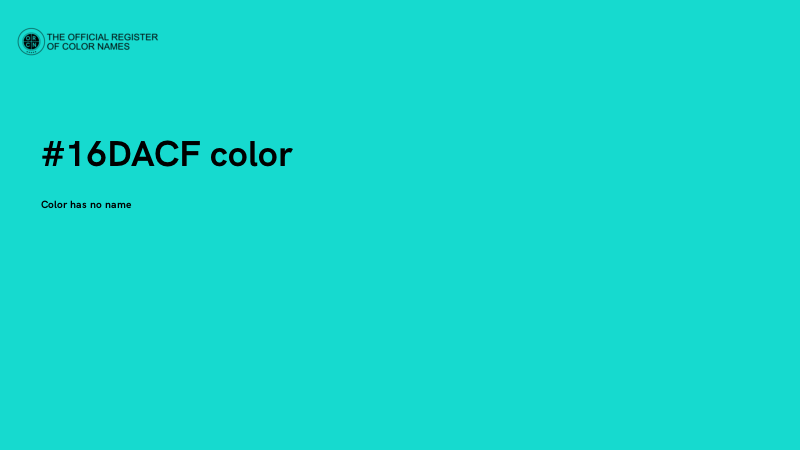 #16DACF color image