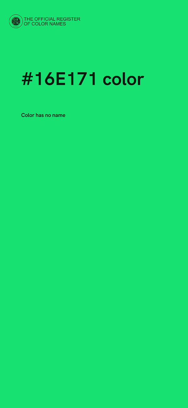 #16E171 color image