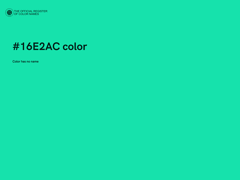 #16E2AC color image