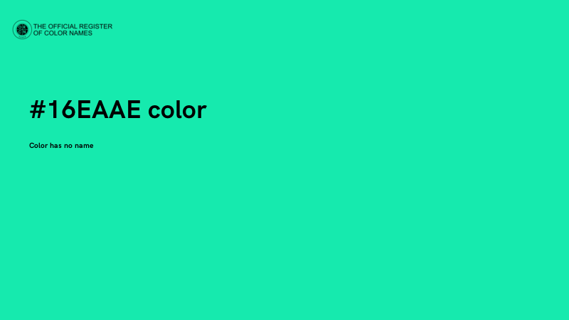#16EAAE color image