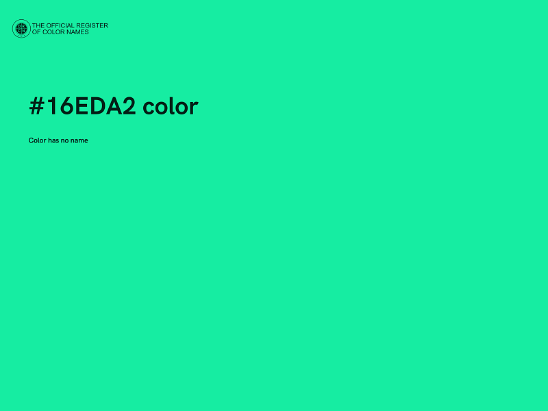 #16EDA2 color image