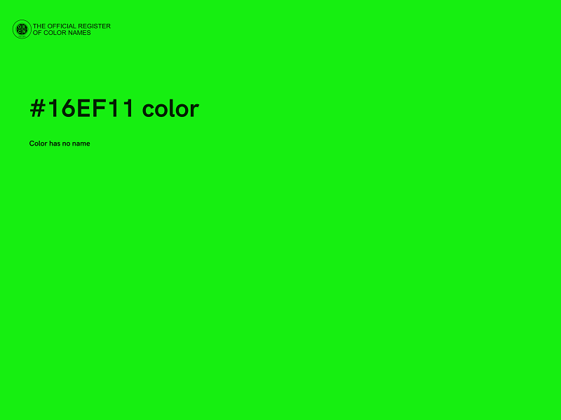 #16EF11 color image