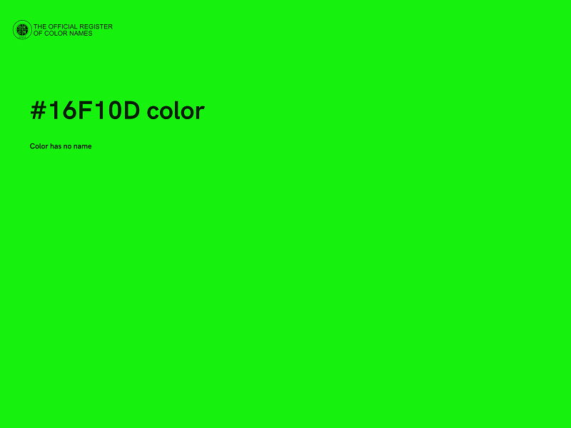 #16F10D color image