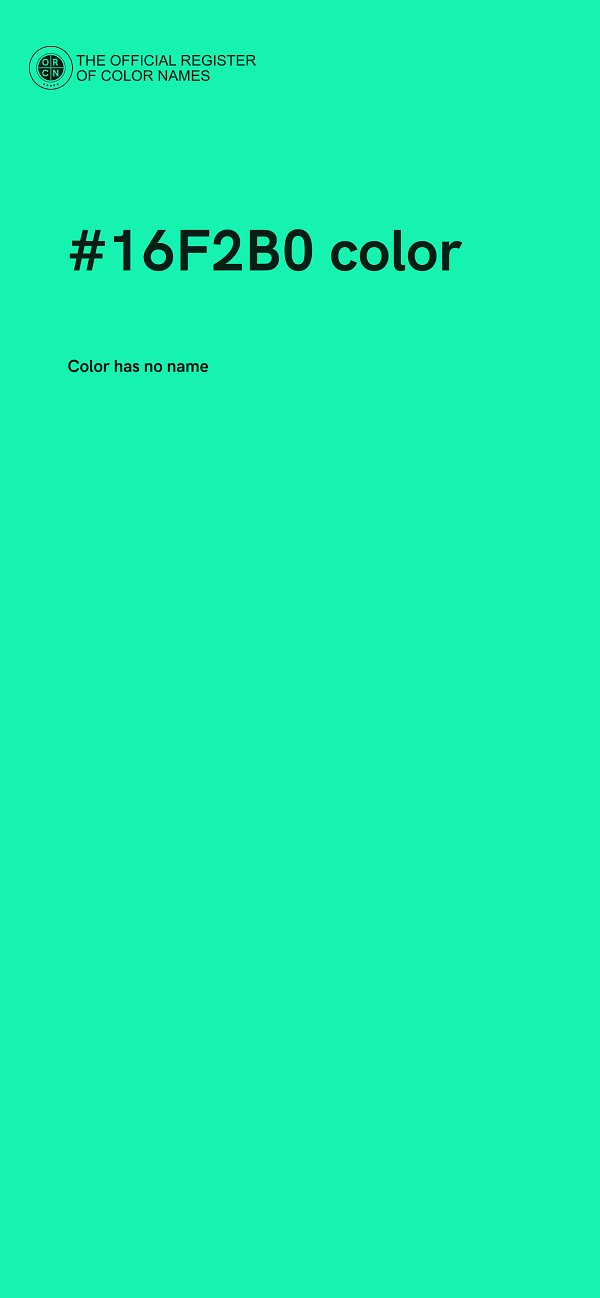 #16F2B0 color image