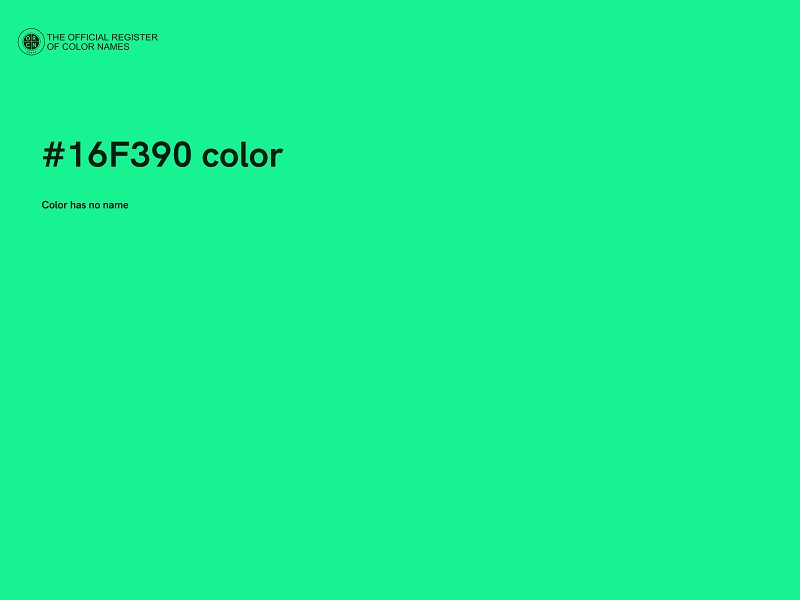 #16F390 color image