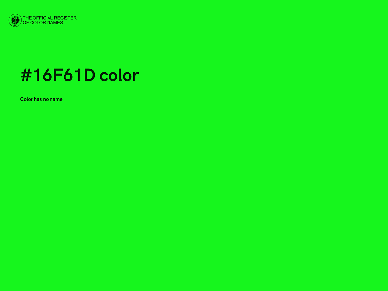 #16F61D color image