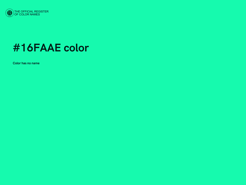 #16FAAE color image
