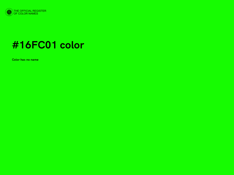 #16FC01 color image