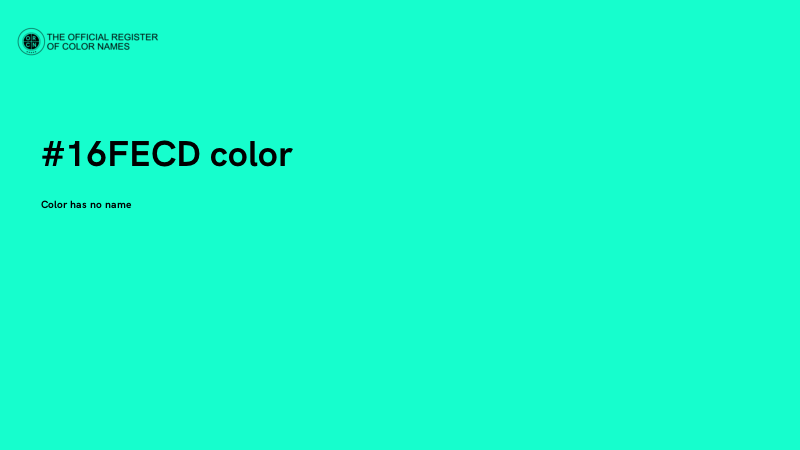 #16FECD color image