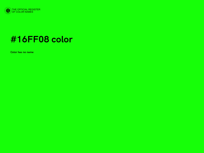 #16FF08 color image