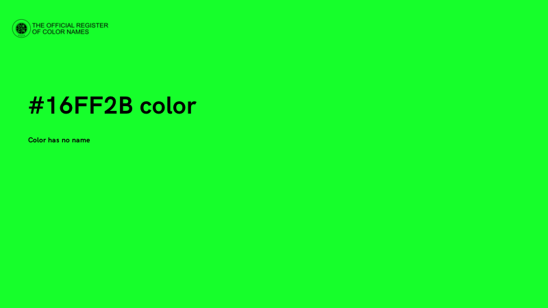 #16FF2B color image