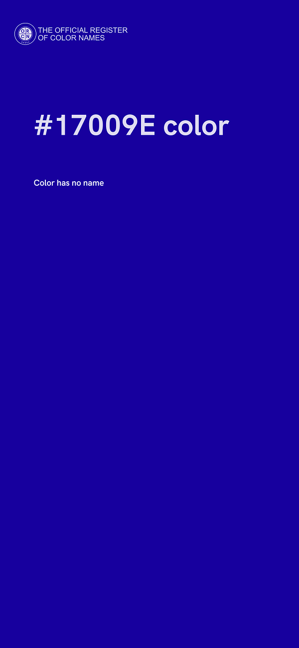 #17009E color image