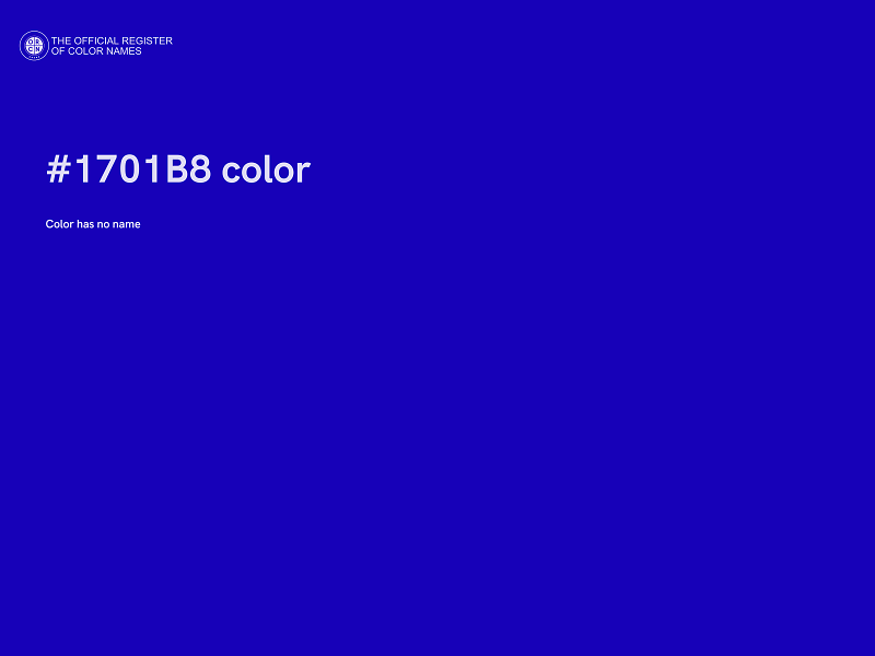 #1701B8 color image