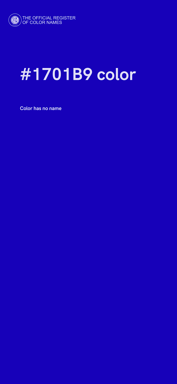 #1701B9 color image