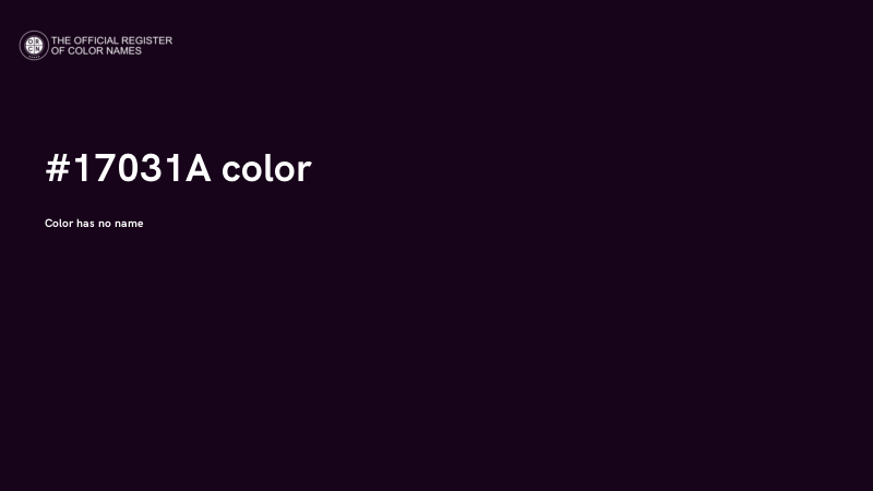 #17031A color image