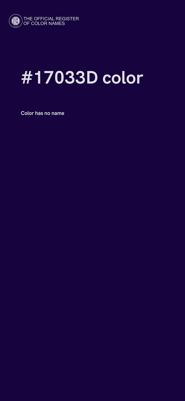 #17033D color image