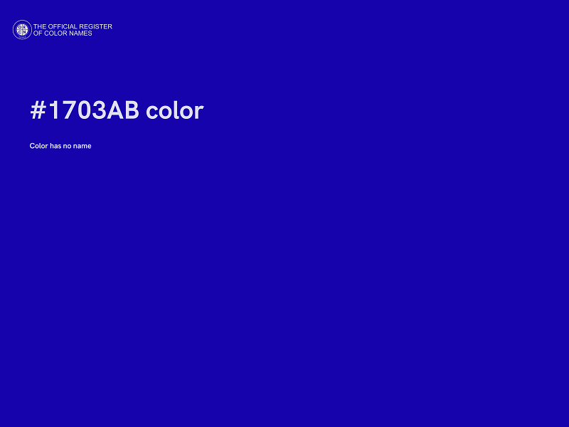 #1703AB color image
