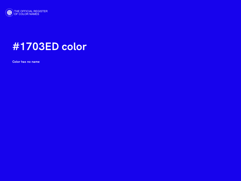 #1703ED color image