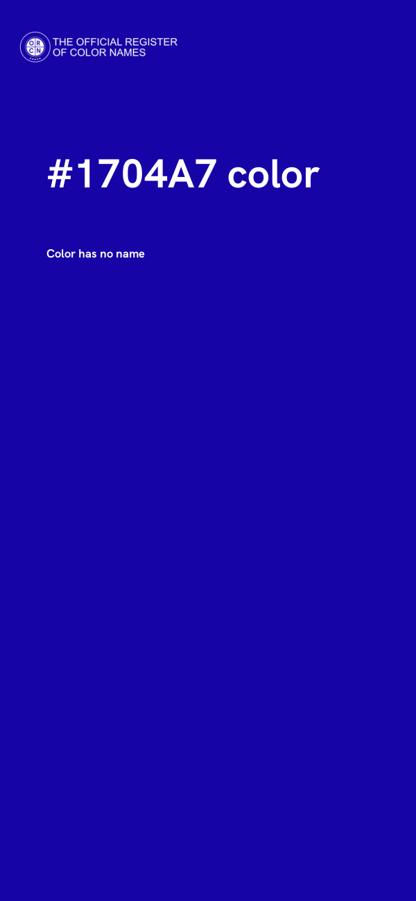 #1704A7 color image
