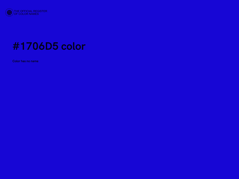 #1706D5 color image